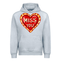 Heather Grey valentine's day hearts 6 Urban Hoodie - FaDigitalArtStudio