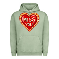 Pigment Oil Green valentine's day hearts 6 Urban Hoodie - FaDigitalArtStudio