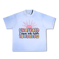 Grape Ice unafraid i know who holds tomorrow Urban Heavy Tee - MaliasSmallBusiness