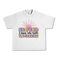 Lunar Rock unafraid i know who holds tomorrow Urban Heavy Tee - MaliasSmallBusiness