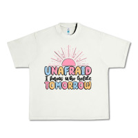 Pistachio unafraid i know who holds tomorrow Urban Heavy Tee - MaliasSmallBusiness