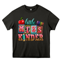 Asphalt little miss kinder Heavy Core Tee - AdoDesignShop
