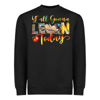 Black yall gonna learn today Heavyweight Sweatshirt - NancyCooperArtShop