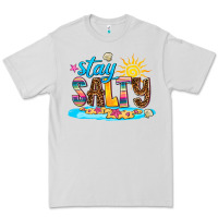 Dove Grey stay salty Premium Tee - AdoDesignShop