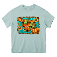 Arona fall pumpkins and sunflowers heart Heavy Core Tee - BarkalooDesign