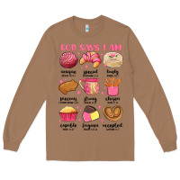 Toasted Coconut god says i am mexican pan dulce Long Sleeve Tee - MaliasSmallBusiness