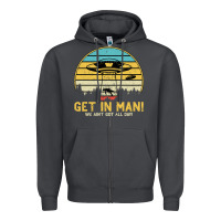 Smoke UFO Vintage Retro Alien Outerspace Spaceship Zipper Hoodie - Bettercallsaul