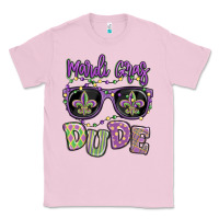 Bubblegum Pink mardi gras dude Classic Tee - MaliasSmallBusiness