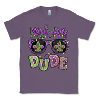 Lavender mardi gras dude Classic Tee - MaliasSmallBusiness