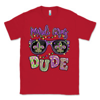 Red mardi gras dude Classic Tee - MaliasSmallBusiness