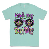 Seafoam mardi gras dude Classic Tee - MaliasSmallBusiness