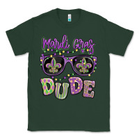Sports Green mardi gras dude Classic Tee - MaliasSmallBusiness