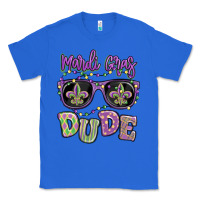 True Royal mardi gras dude Classic Tee - MaliasSmallBusiness