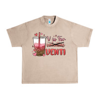 French Oak v is for valentine venti Urban Heavy Tee - MaliasSmallBusiness