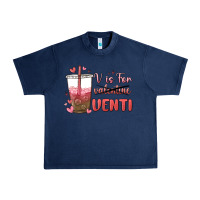 Navy v is for valentine venti Urban Heavy Tee - MaliasSmallBusiness
