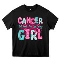 Black cancer picked the wrong girl Heavy Core Tee - JahusDesignShop