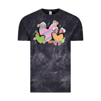 Cloud Black easter hearts Vintage Tee - MaliasSmallBusiness
