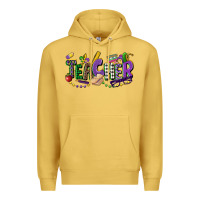 Antique Gold teacher mardi gras Premium Hoodie - CowGirlArtShop
