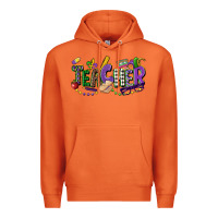 Carrot teacher mardi gras Premium Hoodie - CowGirlArtShop