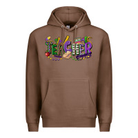 Chestnut teacher mardi gras Premium Hoodie - CowGirlArtShop