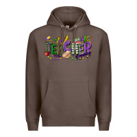 Coffee teacher mardi gras Premium Hoodie - CowGirlArtShop