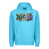 Ocean Blue teacher mardi gras Premium Hoodie - CowGirlArtShop
