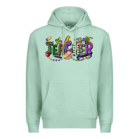 Seafoam teacher mardi gras Premium Hoodie - CowGirlArtShop