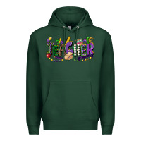Sports Green teacher mardi gras Premium Hoodie - CowGirlArtShop