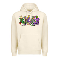 Tofu teacher mardi gras Premium Hoodie - CowGirlArtShop