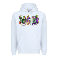 White teacher mardi gras Premium Hoodie - CowGirlArtShop
