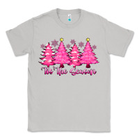Moon Dust Tis the Season Pink Trees Classic Tee - CowhideDigitalArt