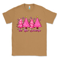 Toasted Coconut Tis the Season Pink Trees Classic Tee - CowhideDigitalArt