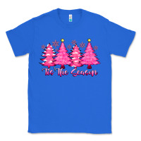True Royal Tis the Season Pink Trees Classic Tee - CowhideDigitalArt