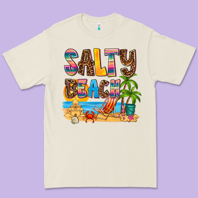 Salty Beach Premium Tee Designed By Adodesignshop