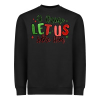 Black o come let us adore him christmas Heavyweight Sweatshirt - MaliasSmallBusiness