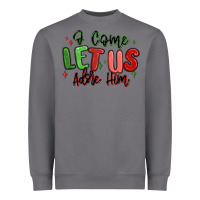 Storm o come let us adore him christmas Heavyweight Sweatshirt - MaliasSmallBusiness