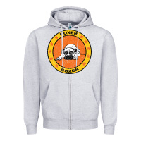 Heather Grey Boxer Zipper Hoodie - Bettercallsaul