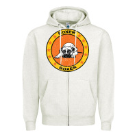 Oatmeal Heather Boxer Zipper Hoodie - Bettercallsaul