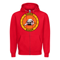 Red Boxer Zipper Hoodie - Bettercallsaul