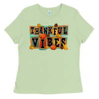 Matcha thankful vibes Ladies Tee - FaDigitalArtStudio