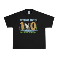 Black flying into 100 days of school Urban Heavy Tee - MaliasSmallBusiness