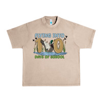 French Oak flying into 100 days of school Urban Heavy Tee - MaliasSmallBusiness
