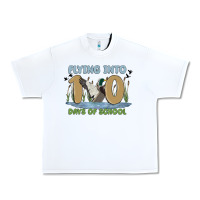 White flying into 100 days of school Urban Heavy Tee - MaliasSmallBusiness