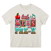 Cream little miss pre k Heavy Core Tee - AdoDesignShop