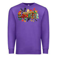 Purple cinco de mayo barber Premium Sweatshirt - CowGirlArtShop