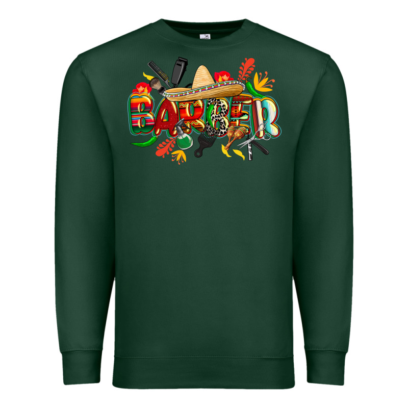 Cinco De Mayo Barber Premium Sweatshirt by CowGirlArtShop | Teevron