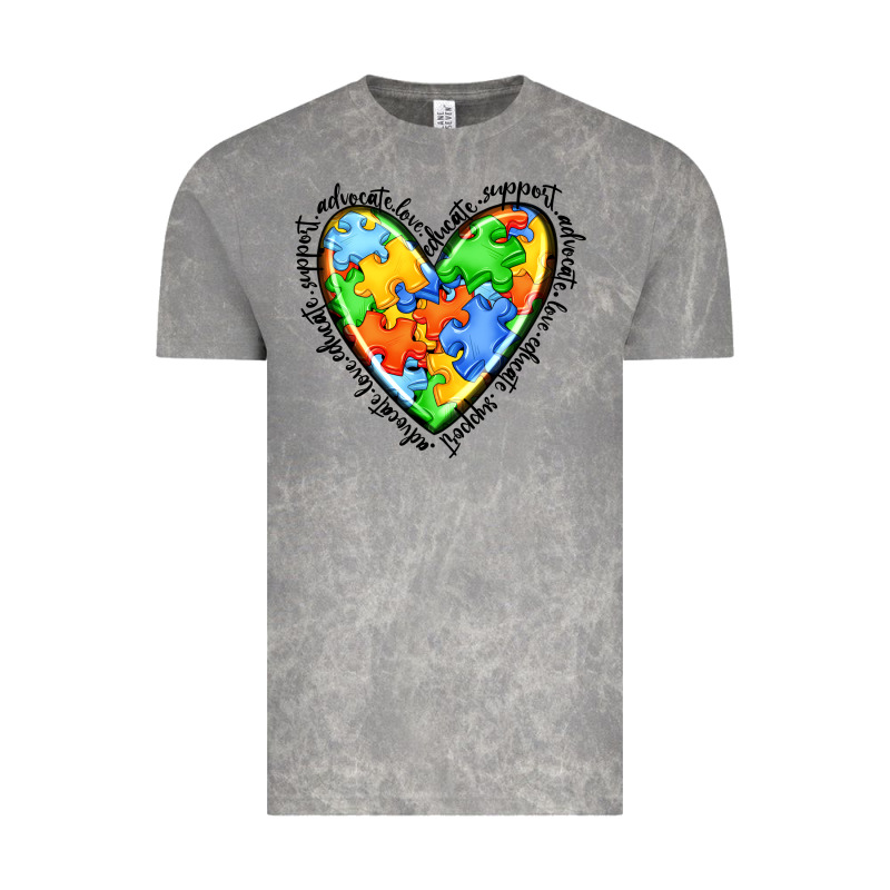 Autism Heart Vintage Tee by JahusDesignShop | Teevron