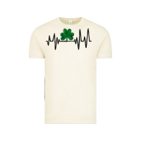 Vintage Arctic shamrock heartbeat Vintage Tee - MaliasSmallBusiness