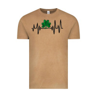 Vintage Camel shamrock heartbeat Vintage Tee - MaliasSmallBusiness