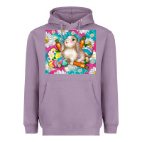 Lavender easter day rabbit Heavyweight Hoodie - TumblerDesignByShophia